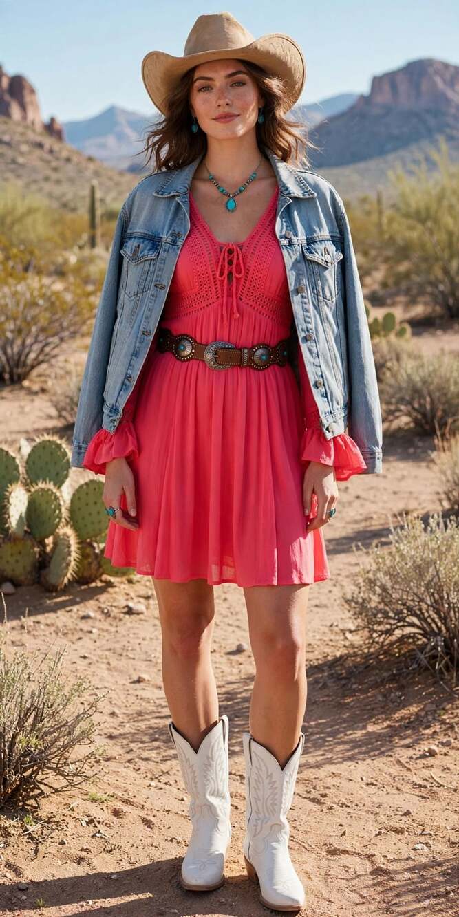 Old Navy Petite Lace-Trim Tie-Front Dress